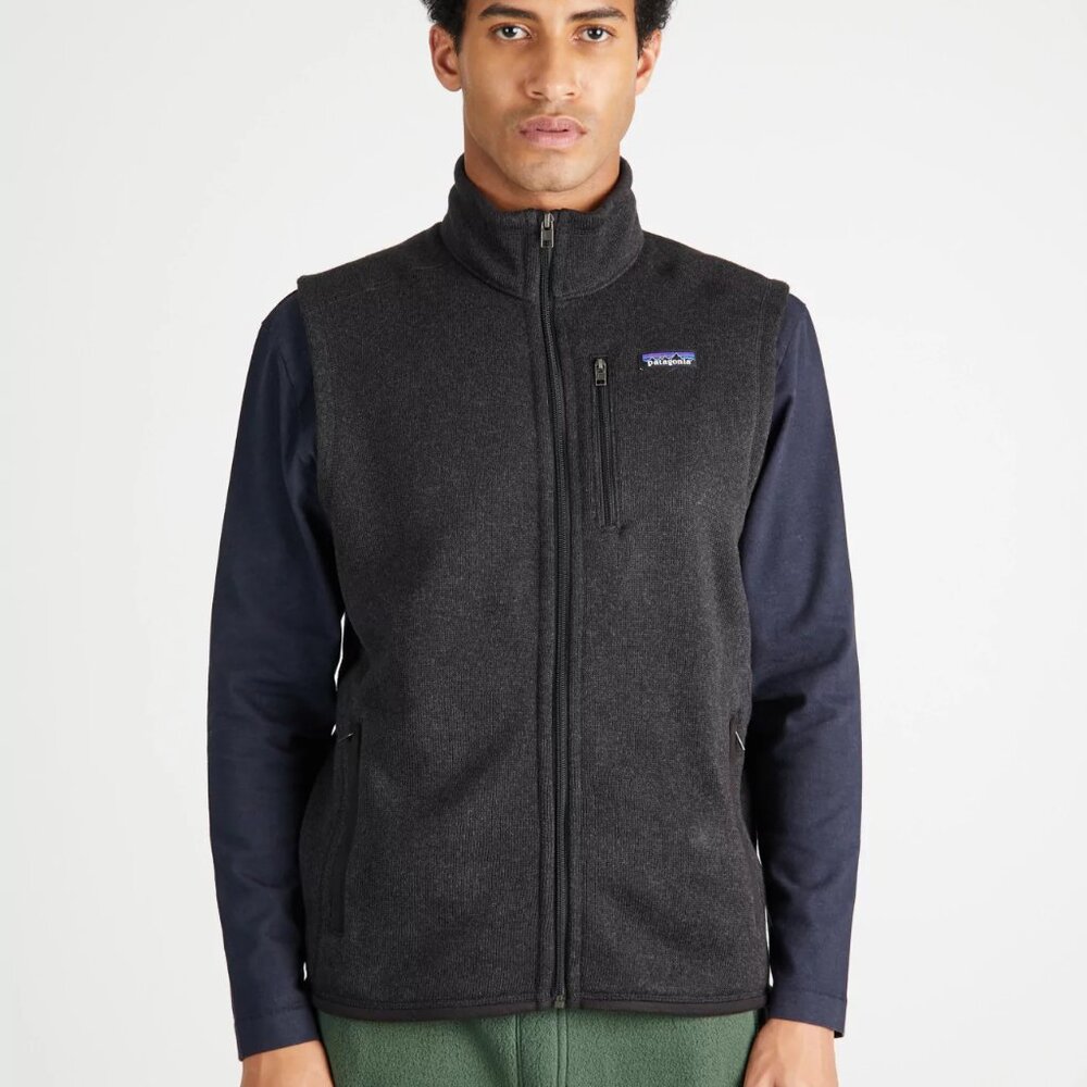 Patagonia Men's Black Better Sleeveless Full Zip Fleece Vest Size M
